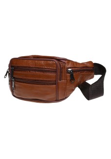 Мужская сумка кожаная JZ SB-JZK1166-brown