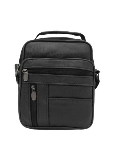 Мужская сумка кожаная JZ SB-JZK16683-3bl-black