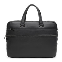 Сумка-портфель большая кожаная JZ SB-JZK17522-3-black