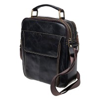 Мужская кожаная сумка JZ SB-JZK16210-brown