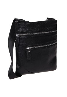 Чоловіча шкіряна сумка без клапана JZ SB-JZK1307-black