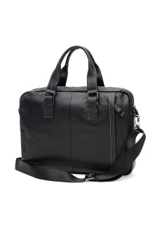 Мужская кожаная сумка JZ SB-JZK117626bl-black