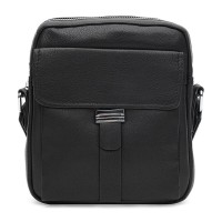 Чоловіча шкіряна сумка преміум якості JZ SB-JZK12043bl-black