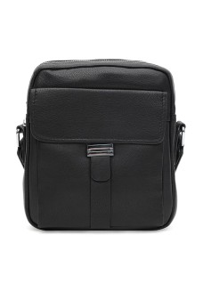 Мужская кожаная сумка премиум качества JZ SB-JZK12043bl-black