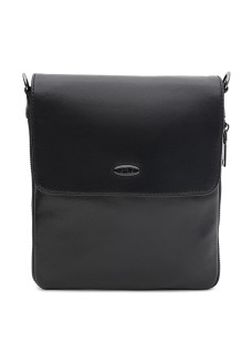 Мужская кожаная сумка с клапаном JZ SB-JZT1tr0028bl-black