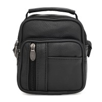 Мужская сумка кожаная JZ SB-JZK16683-1bl-black