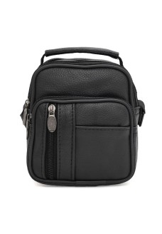 Мужская сумка кожаная JZ SB-JZK16683-1bl-black