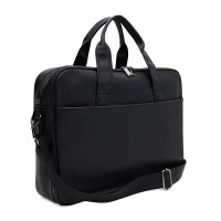 Мужская сумка кожаная JZ SB-JZK166453bl-black