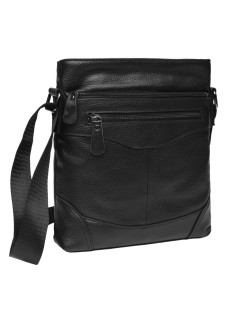 Чоловіча шкіряна сумка без клапана JZ SB-JZK17801-black