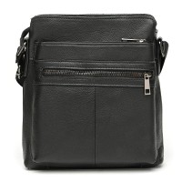 Мужская кожаная сумка через плечо JZ SB-JZK10101-black