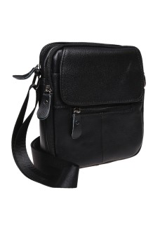 Мужская кожаная сумка на два отделения JZ SB-JZK11169-black