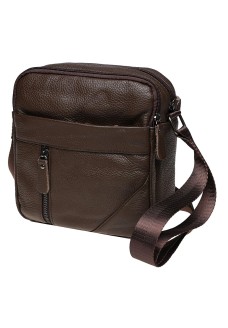 Мужская кожаная сумка JZ SB-JZK11027-brown