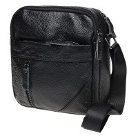 Мужская сумка кожаная JZ SB-JZK11027-black