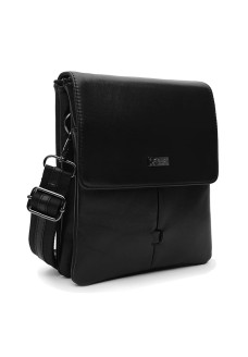 Мужская кожаная сумка с клапаном JZ SB-JZT1tr0021bl-black