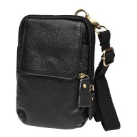Мужская сумка кожаная JZ SB-JZK11024-black