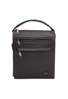 Мужская сумка кожаная с ручкой JZ SB-JZT1tr0025br-brown