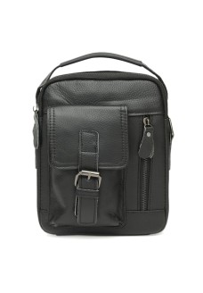 Мужская сумка с ручкой кожаная JZ SB-JZK11827-black