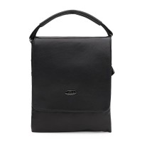 Мужская сумка кожаная с ручкой JZ SB-JZT1tr0020bl-black