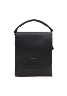 Мужская сумка кожаная с ручкой JZ SB-JZT1tr0020bl-black