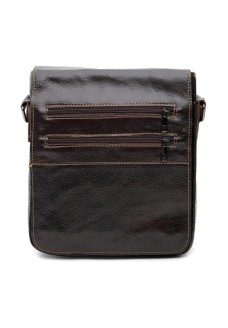 Мужская кожаная сумка формата А5 JZ SB-JZK1505br-brown