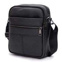 Чоловіча шкіряна сумка JZ K16625bl-чорна: стильне зберігання для вашого повсякденного життя