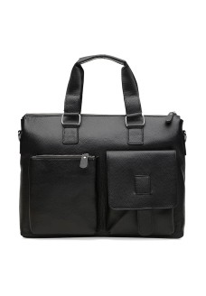 Мужская кожаная сумка JZ SB-JZK18825-black