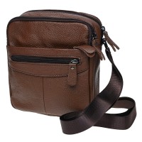 Мужская сумка кожаная JZ SB-JZK11029-brown