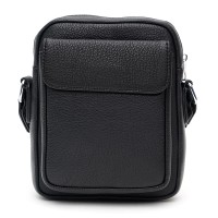 Мужская кожаная сумка через плечо JZ SB-JZK12116-1-black