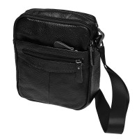 Мужская сумка кожаная JZ SB-JZK11029-black