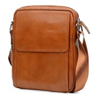 Мужская кожаная сумка JZ SB-JZK1321-1-brown