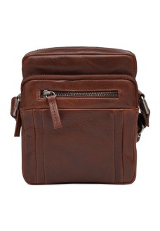 Мужская кожаная сумка премиум качества JZ SB-JZ1FSL-931-brown