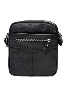 Мужская сумка кожаная JZ SB-JZK11183bl-black