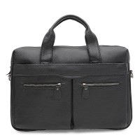 Мужская сумка кожаная JZ SB-JZk19006bl-black