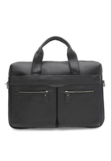 Мужская сумка кожаная JZ SB-JZk19006bl-black