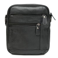 Мужская кожаная сумка JZ SB-JZK1688-black