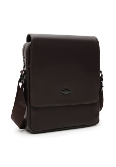 Мужская кожаная сумка с клапаном JZ SB-JZT1tr0026br-brown