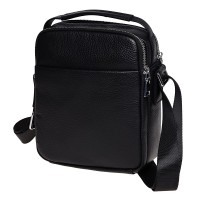 Мужская кожаная сумка JZ SB-JZK16406a-black