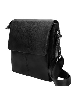Мужская кожаная сумка через плечо JZ SB-JZ1t8871-black