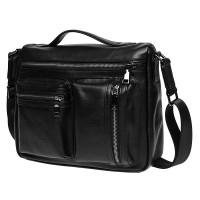 Мужская сумка кожаная JZ SB-JZK16362-black
