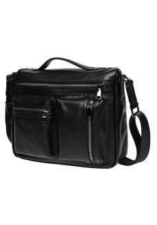Мужская сумка кожаная JZ SB-JZK16362-black