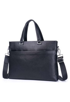 Сумка-портфель чоловіча шкіряна JZ SB-JZK19156-1-black