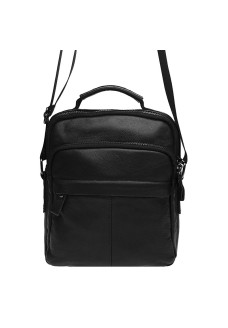 Мужская кожаная сумка с ручкой JZ SB-JZK18853-black