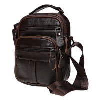 Мужская кожаная сумка JZ SB-JZk18016-brown