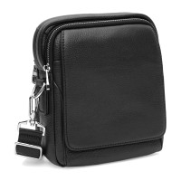 Мужская сумка кожаная с ручкой JZ SB-JZK12053-black