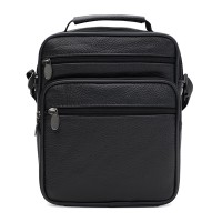 Мужская сумка кожаная JZ SB-JZK16685-3bl-black