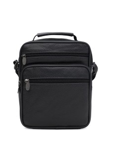 Мужская сумка кожаная JZ SB-JZK16685-3bl-black
