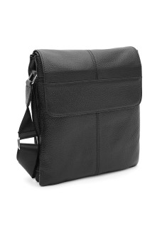 Мужская сумка кожаная JZ SB-JZK1b064bl-black