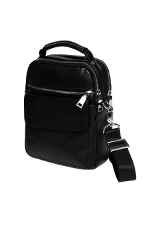 Чоловіча шкіряна сумка з ручкою JZ SB-JZK16268-black
