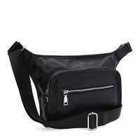 Мужская сумка кожаная JZ SB-JZK166317bl-black