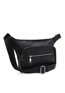 Мужская сумка кожаная JZ SB-JZK166317bl-black